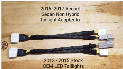 2016-2017 Honda Accord 4dr to 2013-2015 Taillight Adapter Harness