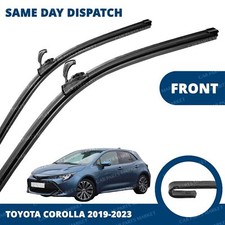 Front Windscreen 28" 20" Flat Aero Wiper Blades Pair for Toyota Corolla 19-24