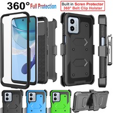 For Motorola Moto G Power 5G 2024 Phone Case Shockproof Belt Clip Holster Cover