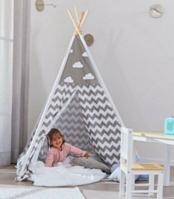 B.O. Spielraum  Tipi Zelt Spielzelt Indianer Kinderzelt 120x120x150, NEU