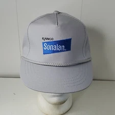 VTG ELANCO SONALAN Embroidered Logo Snapback Hat Baseball Cap Herbicide USA Farm