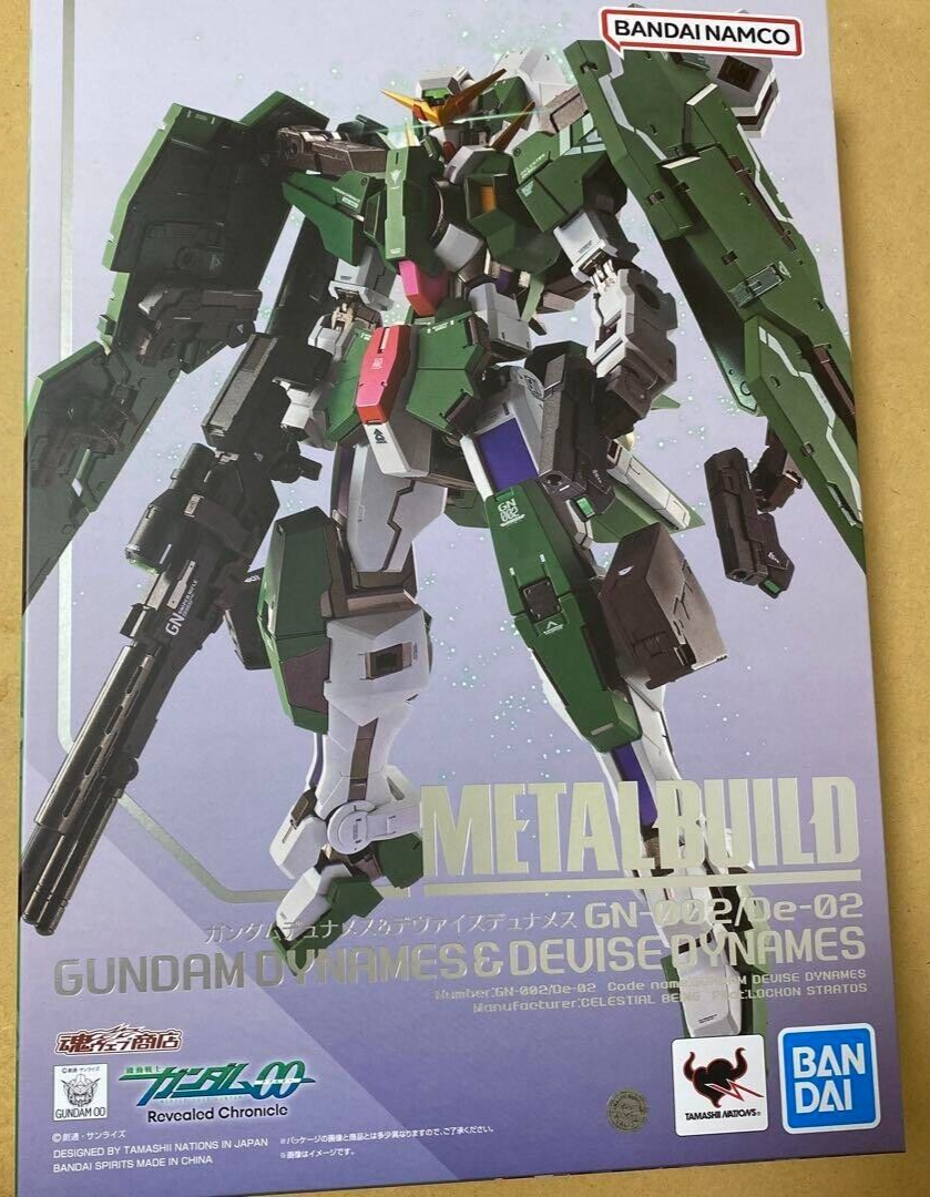 BANDAI Metal Build GUNDAM 00 DYNAMES & DEVISE DYNAMES Figure brand 