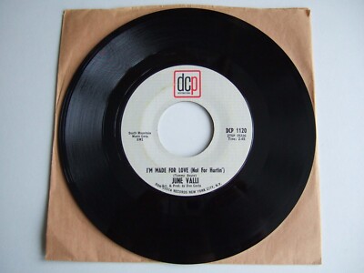 June Valli - I'm Made For Love (Not For Hurtin') / Empty Rooms - DCP - Vinyl 7''