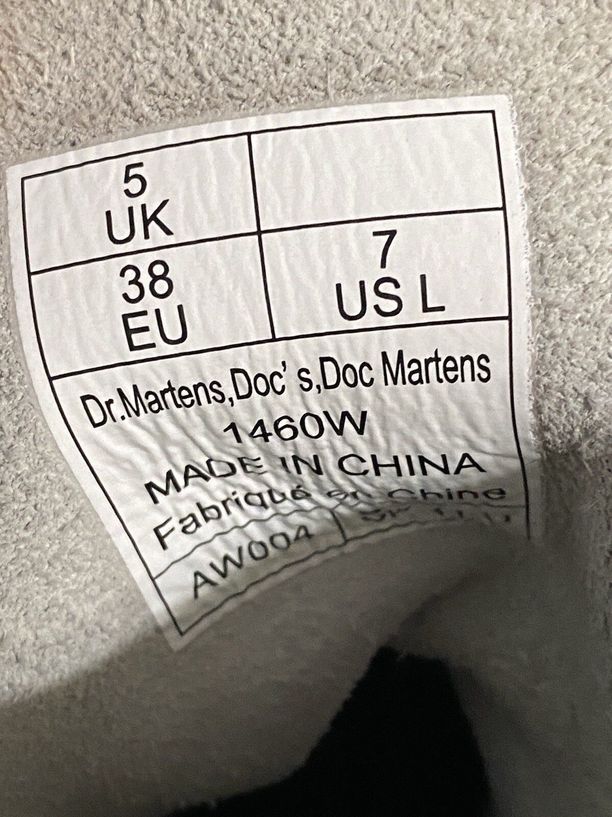 Dr Doc Martens 1460 W Boots Women Size 7 White Leather Lace Up thumbnail 17