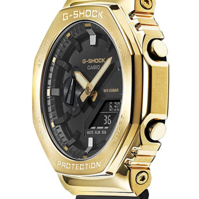 Casio G-Shock GM-2100G-1A9JF Metal Silver Case Analog Digital