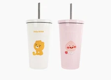 Kakao Friends Apeach Ryan Official Stainless Cup Portable Bottle  600ml 20Oz.