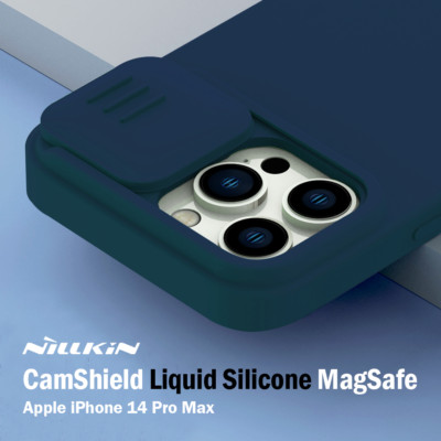 Nillkin CamShield Liquid Silicone MagSafe Rear Case Hülle für iPhone 14 Pro Max