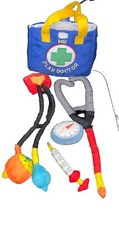 MY PLAY DOCTOR  PLUSH FIRST MEDICAL/VET FABRIC PLAYSET KIT  Doctor  Nurse