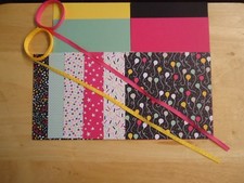 Stampin Up IT'S MY PARTY 6 x 6 Designer Paper Card Kit Balloons Confetti Candle