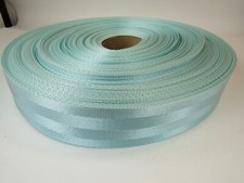 1 5/8in 50 yd roll LIGHT BLUE 4 panel/bands Lightweight Nylon Webbing crafts