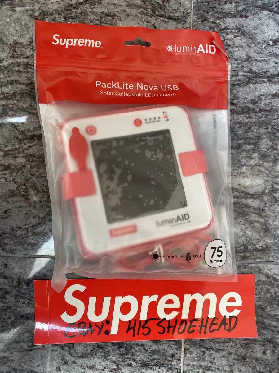 Supreme luminaid packlite hot sale nova usb red