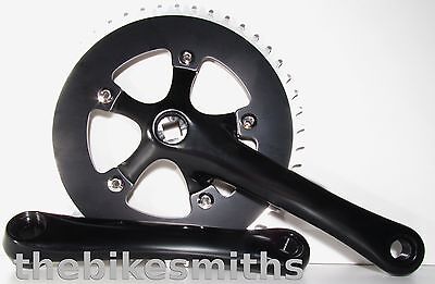 SHUN BLACK 170mm 130bcd 46T Track Crank Set Fixed Gear SHUN BLACK 170mm 130bcd 46T Track Crank Set Fixed Gear