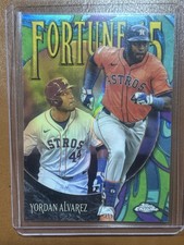 2025 Topps Chrome Fortune 15 #F15-9 Yordan Alvarez Houston Astros
