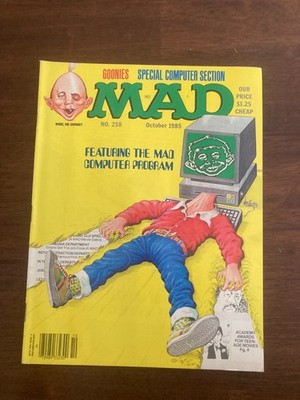 MAD MAGAZINE - FEATURING THE MAD COMPUTER PROGRAM - OCT 1985 - ISSUE #258