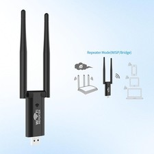 USB WLAN Repeater, Mini WLAN Amplifier, 300 Mbit/s WLAN Adapter, 2.4 GHz WiFi Am