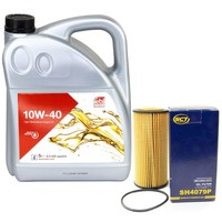 MotoröL Set 10W-40 5 Liter + ÖLfilter SH 4079 P FüR Audi A6 Avant