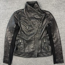 Michael Michael Kors Jacket Womens M Black Le...