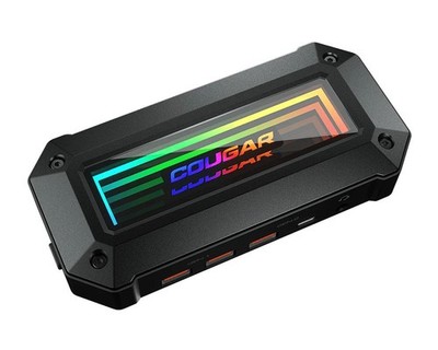 COUGAR Docking-Station, DS10, RGB-Spiegelreflexionen, Schwarz, Max. 100 W       