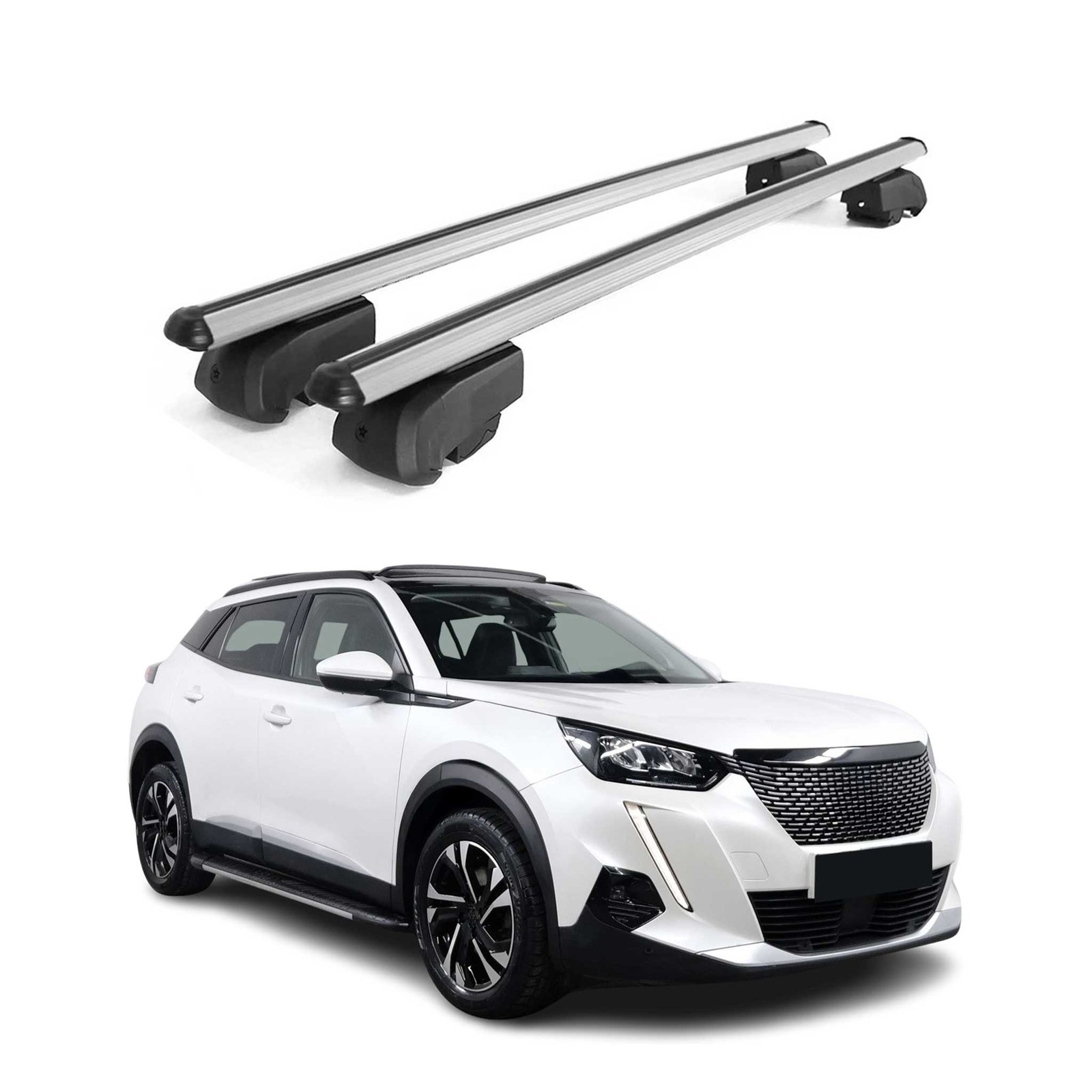 Barres de toit de voyage pour Peugeot 2008 le complice de vos vacances