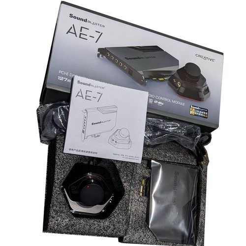 Used Creative Sound Blaster AE 7 with PCI Express x1 Audio Control ...