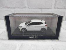 Mini car 1/43 Norev Renault Clio RS 2019 Clio.R.S Line Pearl White model car