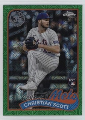 2024 Topps Update Green Refractor 86/99 Christian Scott #T89CU-97 Rookie RC 06l3