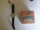 Vintage 90's Fossil Watch Coca Cola PR-5095  Black Leather BRAND NEW OLD STOCK