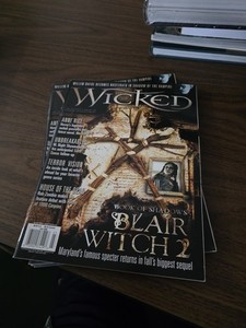 Wicked Horror Magazine Fall 2000 Anne Rice Blair Witch Rob Zombie Buffy Vampire