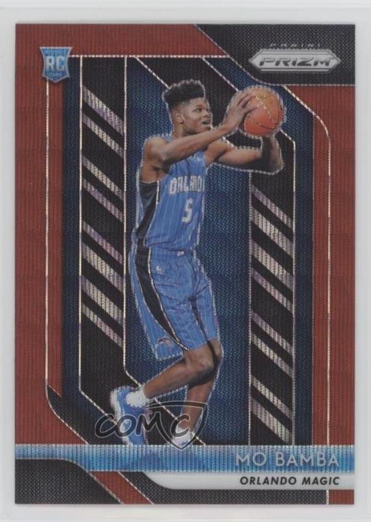 2018-19 Panini Prizm Ruby Wave Prizm Mo Bamba #99 3g8