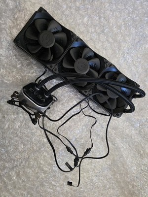 EVGA CLC 360mm All-In-One RGB LED CPU Liquid Cooler, 3x FX12 120-