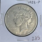 1928 P Silver Peace Dollar Coin Collection