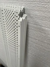 80 Feet (20 pieces) of 6 Inch White Aluminum Leaf / Debris Gutter Guards