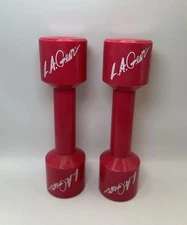 Vintage 1980s L.A. Gear Kids Dumbbell Weights .50 Ib Each - Multi Toys Corp.