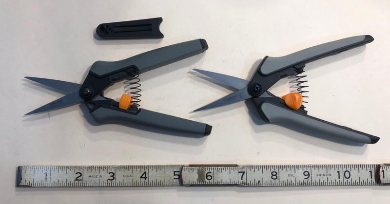 2 pair of Fiskars Softouch Micro-Tip spring action scissors w/2” blades - 1  USA