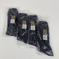 NOS Vintage 4 Pr. Men's Socks Ribbed Comfort Top Non Binding 100 Cotton Sz 11