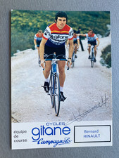 BERNARD HINAULT 5x Tour De France-Sieger  1978-85 signed Autogrammkarte 10x15