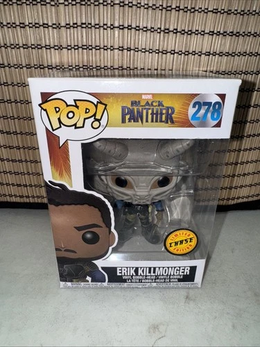 Funko Pop! Marvel Black Panther Erik Killmonger Chase #278 Masked Vinyl