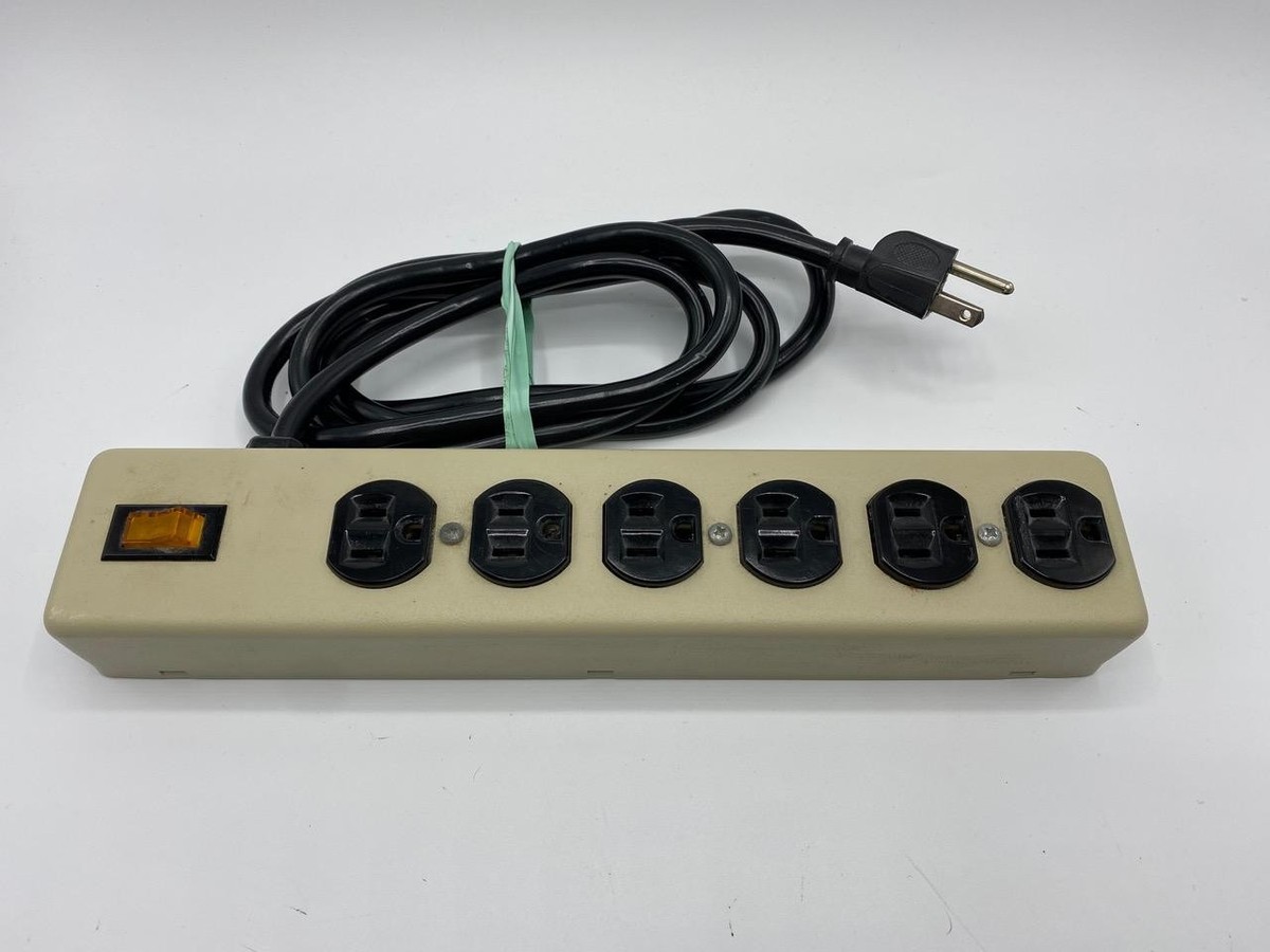 Vintage SL Waber Surge Protector 6N 15a 6 Outlet - Metal Body | eBay