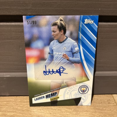 signed lauren hemp blue moon card out of 99