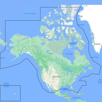 C-MAP Discover North America Lakes Map Card US Canada Marine GPS Navigation