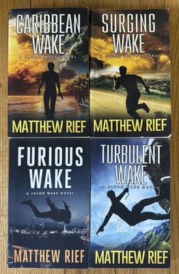 Lot 4 Matthew Rief JASON WAKE Novels Furious Turbulent Surging