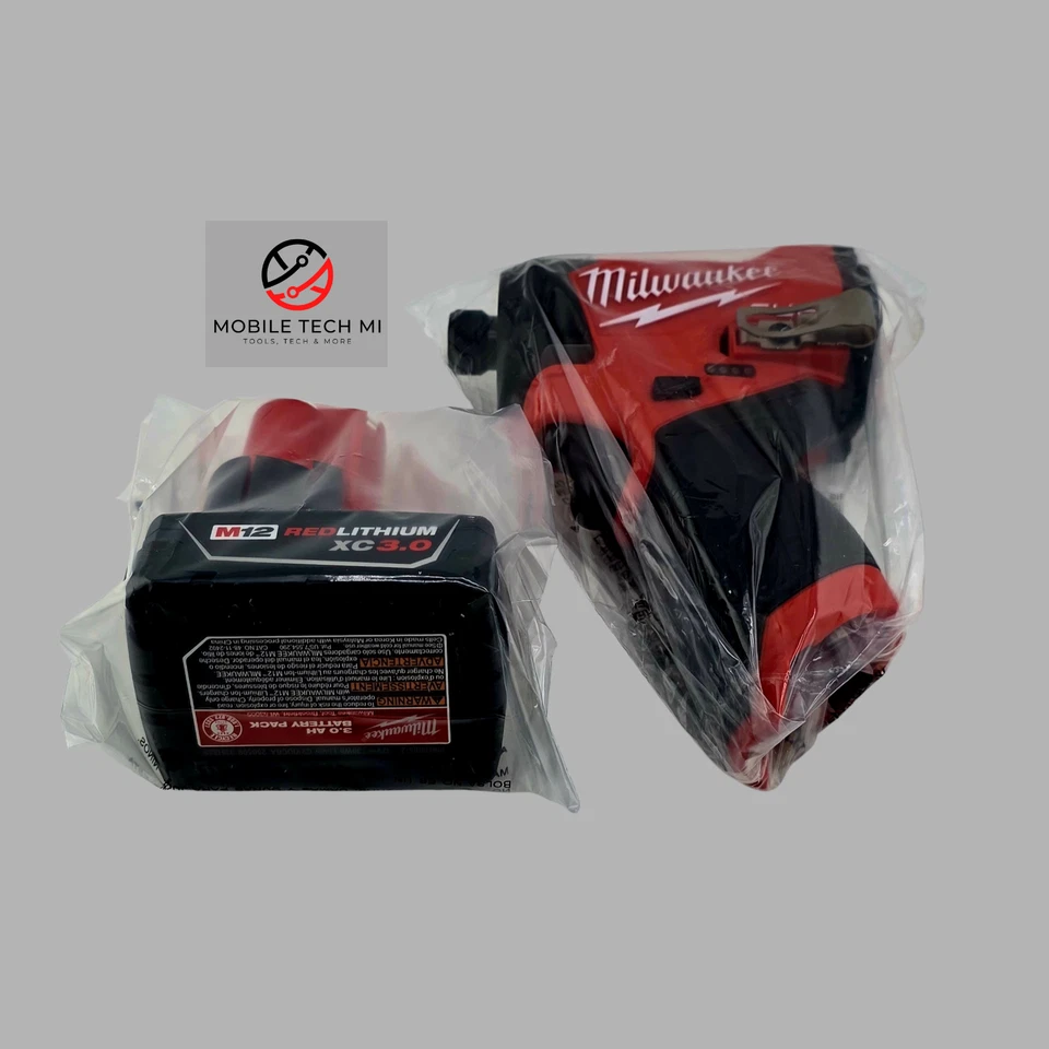 Driver de impacto hexagonal Milwaukee 3453-20 M12 FUEL 1/4" + bateria XC3.0 3.0 Ah NOVO - Imagem 3 de 4