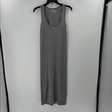 Everlane Women's Midi-Maxi Length Stripe Tank Dress - Black/White - XS