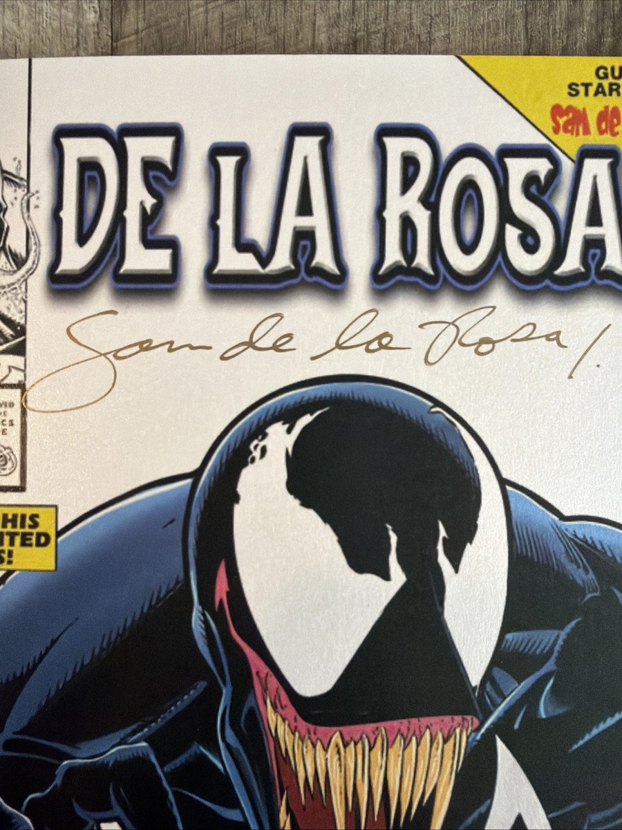 Rare HTF Venom Lethal Protector Sam De La Rosa Art Tribute White