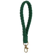 Handmade Bracelet Keychain for Travel Concerts, Dark Green