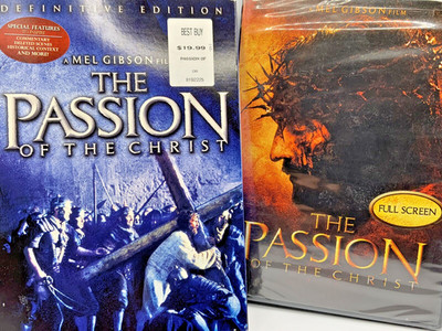 Bundle Of Two  The Passion of the Christ  (DVD, 2004) DEFINITIVE AND FULL SCREEN