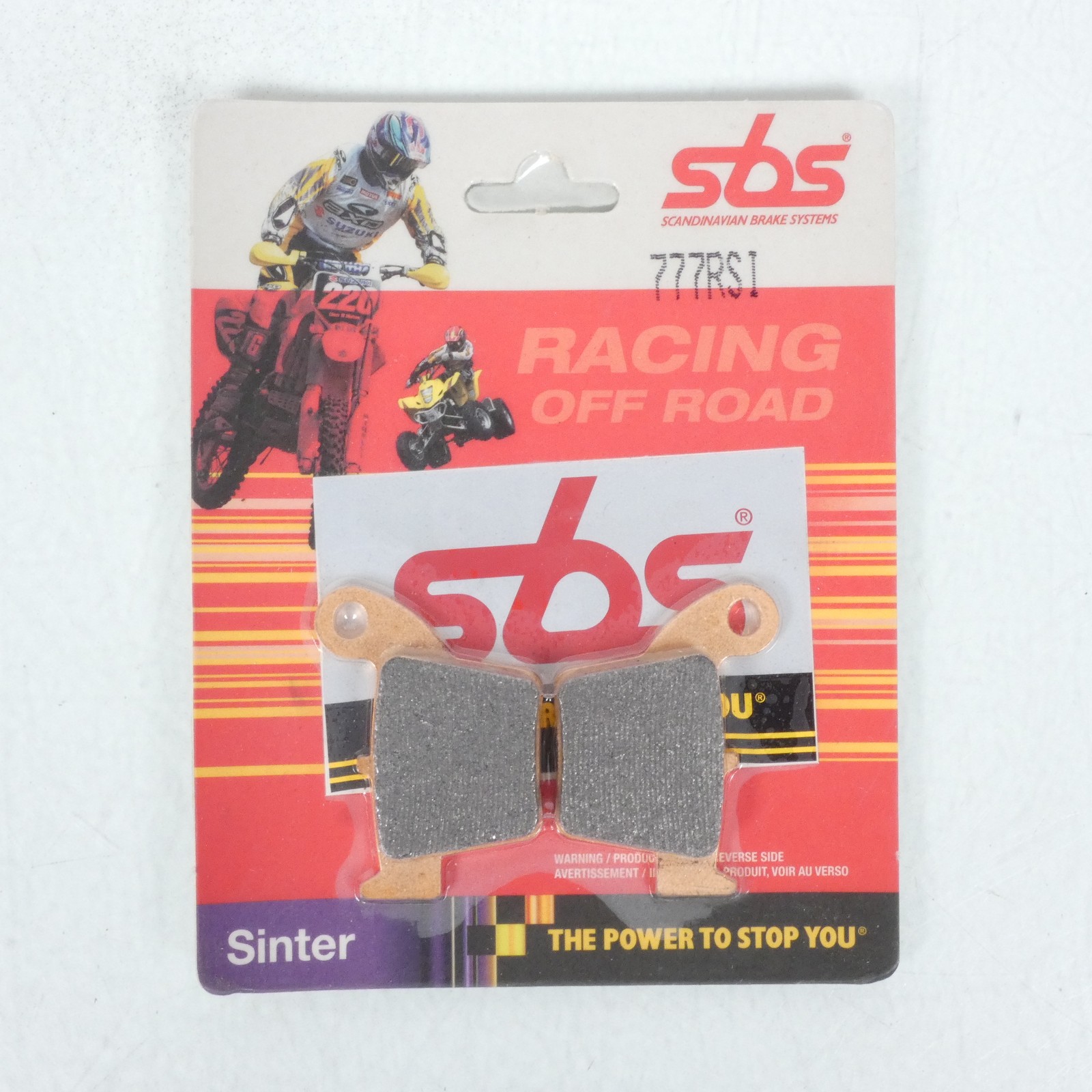 Plaquette de frein SBS pour moto Honda 250 Cr R 2002 2003 2004 2006 2007 AR