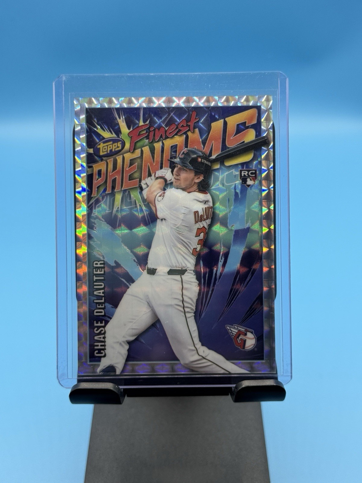 2026 Topps Finest CHASE DeLAUTER Geometric Refractor RC Finest Phenoms Guardians