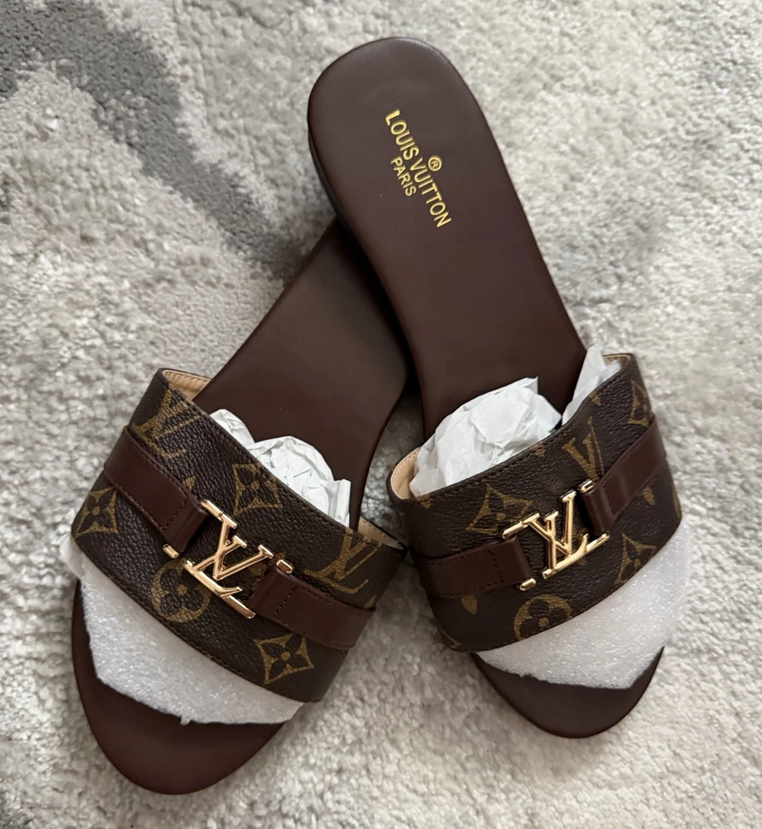 Louis Vuitton Slide Casual Sandals for Women for sale | eBay