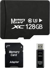 128GB Micro SD Card for Dashcam & Security Camera U3 V30 A1